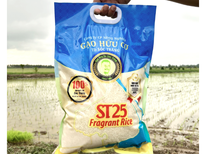 ST25 5KG- 100% SẢN XUẤT TẠI SÓC TRĂNG